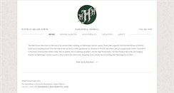 Desktop Screenshot of hallhousehotel.com